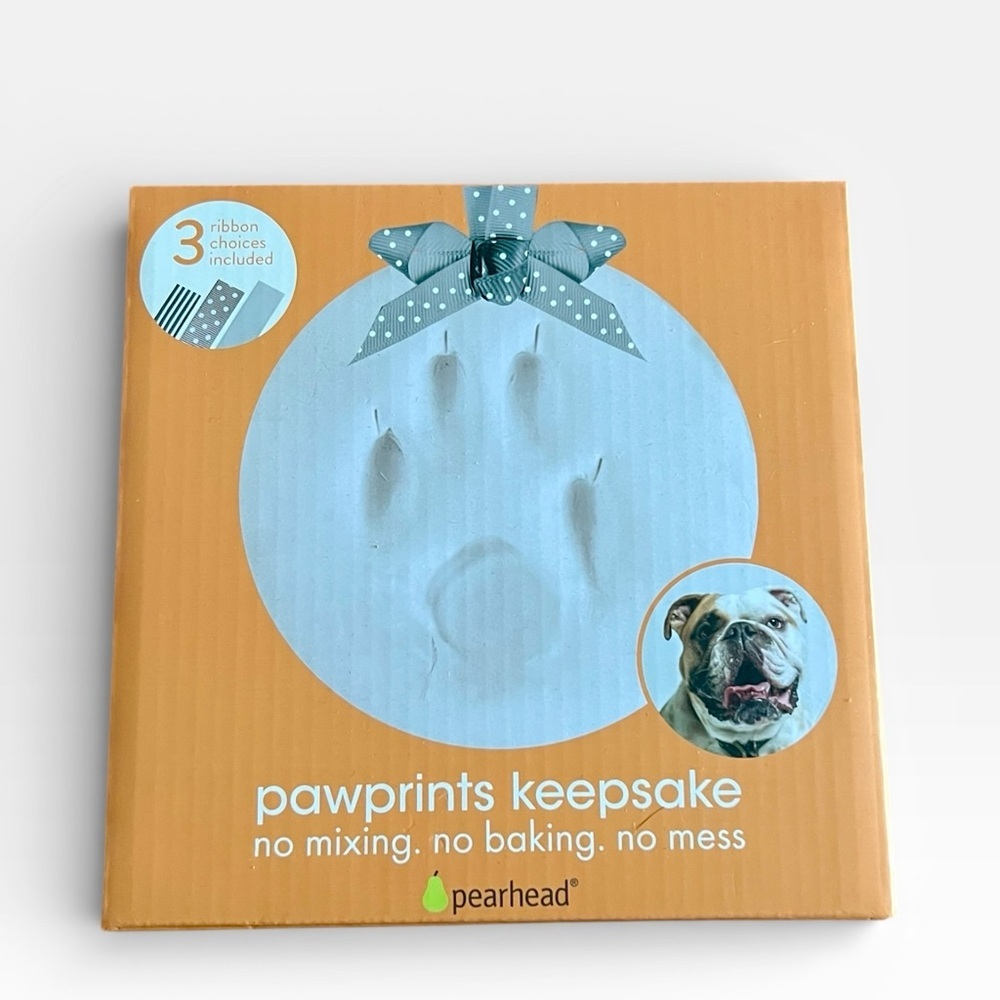 Pearhead Pawprints Keepsake Kit - Brown and White